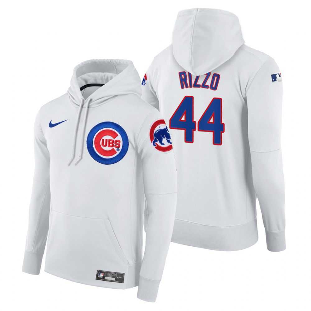 Men Chicago Cubs 44 Rizzo white home hoodie 2021 MLB Nike Jerseys Men Chicago Cubs 44 Rizzo white home hoodie 2021 MLB Nike Jerseys